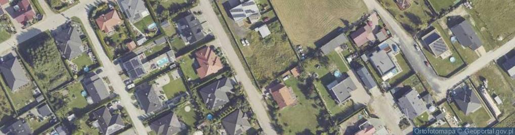 Zdjęcie satelitarne Modrzewiowa ul.