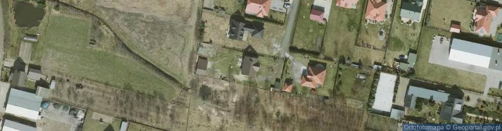 Zdjęcie satelitarne Modrzewiowa ul.