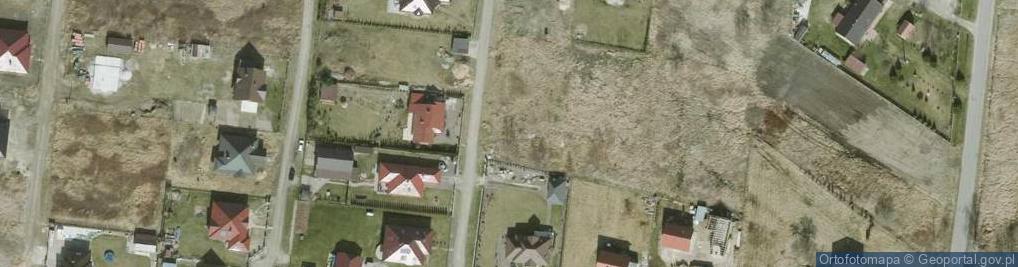 Zdjęcie satelitarne Modrzewiowa ul.