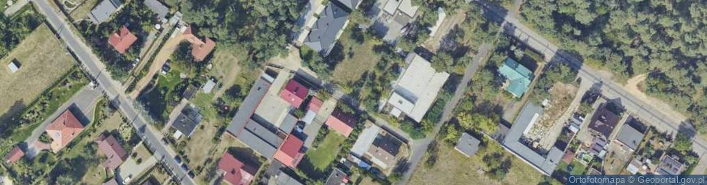 Zdjęcie satelitarne Modrzewiowa ul.