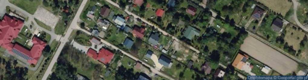 Zdjęcie satelitarne Modrzewiowa ul.