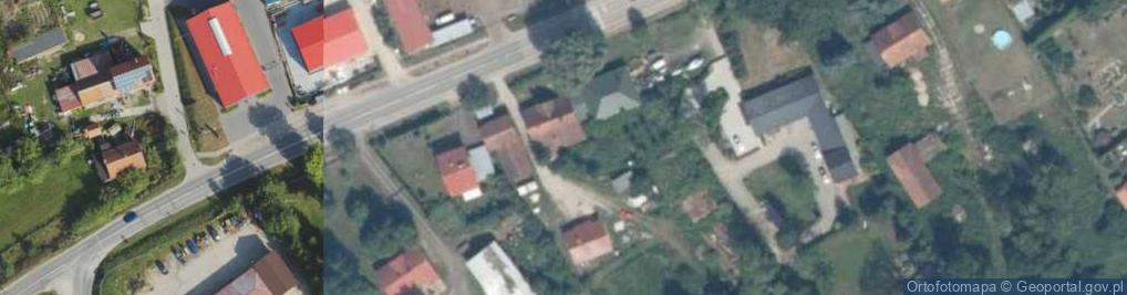 Zdjęcie satelitarne Modrzewiowa ul.