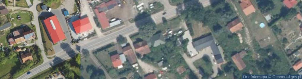 Zdjęcie satelitarne Modrzewiowa ul.