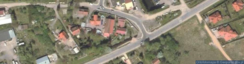 Zdjęcie satelitarne Modrzewiowa ul.