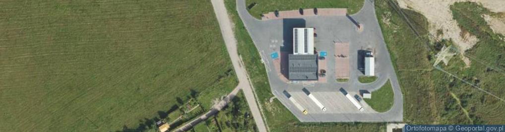 Zdjęcie satelitarne Modrzewiowa ul.