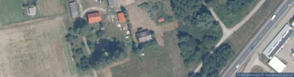 Zdjęcie satelitarne Modrzewiowa ul.