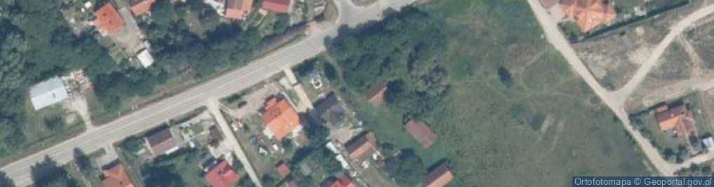 Zdjęcie satelitarne Modrzewiowa ul.