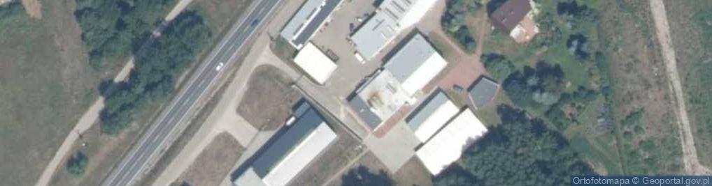 Zdjęcie satelitarne Modrzewiowa ul.