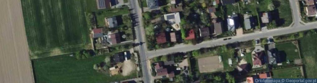 Zdjęcie satelitarne Modrzewiowa ul.