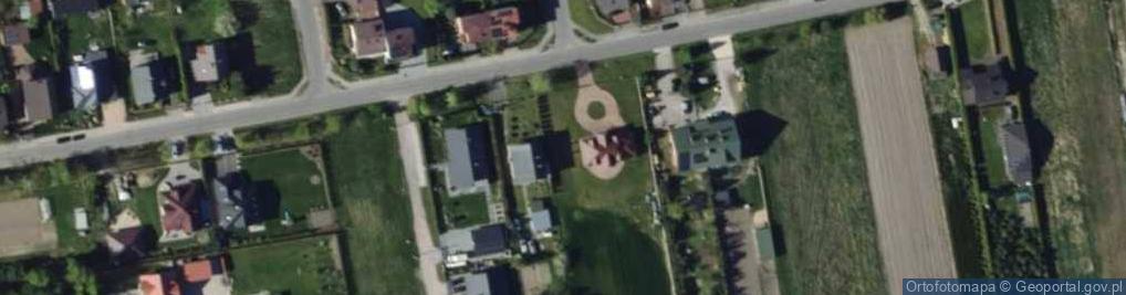 Zdjęcie satelitarne Modrzewiowa ul.