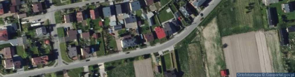 Zdjęcie satelitarne Modrzewiowa ul.
