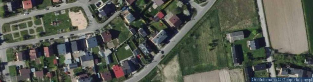 Zdjęcie satelitarne Modrzewiowa ul.