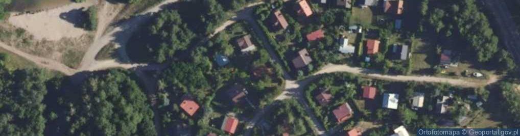 Zdjęcie satelitarne Modrzewiowa ul.
