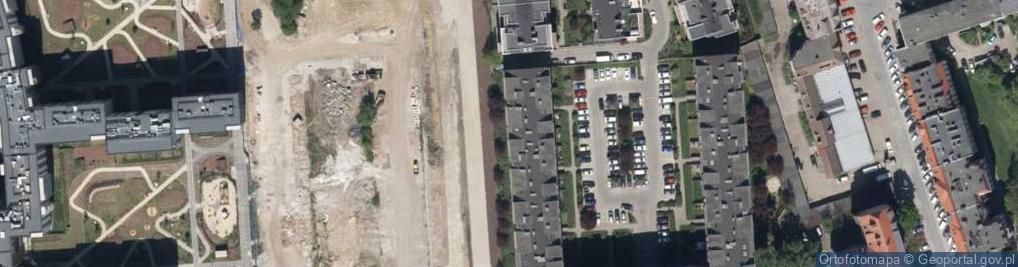 Zdjęcie satelitarne Mosiężna ul.