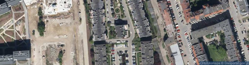 Zdjęcie satelitarne Mosiężna ul.