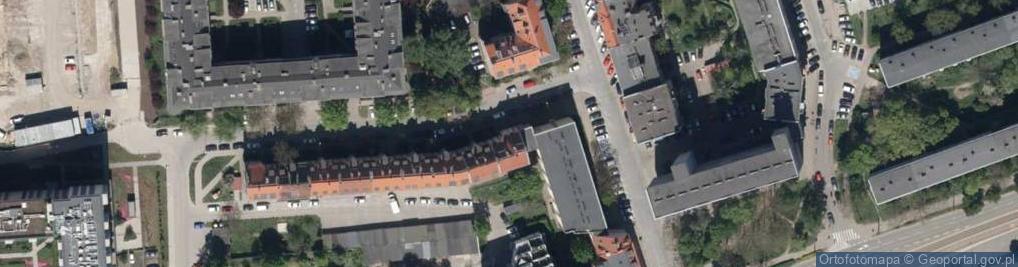 Zdjęcie satelitarne Mosiężna ul.