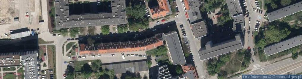 Zdjęcie satelitarne Mosiężna ul.