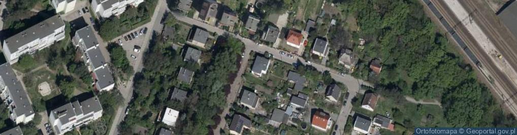 Zdjęcie satelitarne Morska ul.