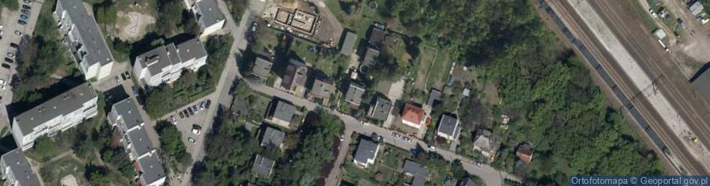 Zdjęcie satelitarne Morska ul.