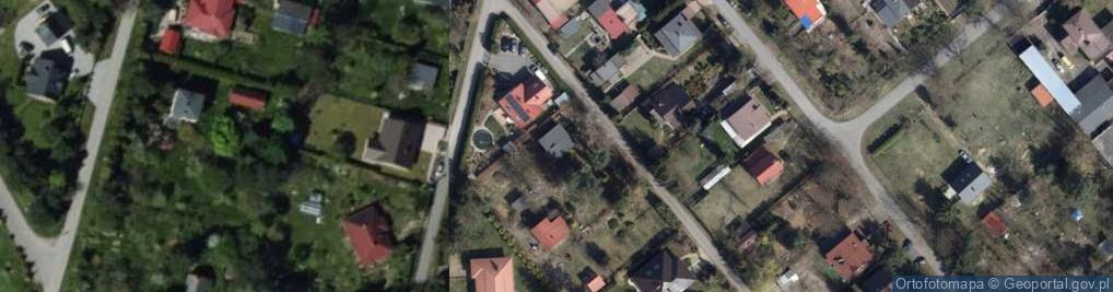 Zdjęcie satelitarne Modrzewiowa ul.