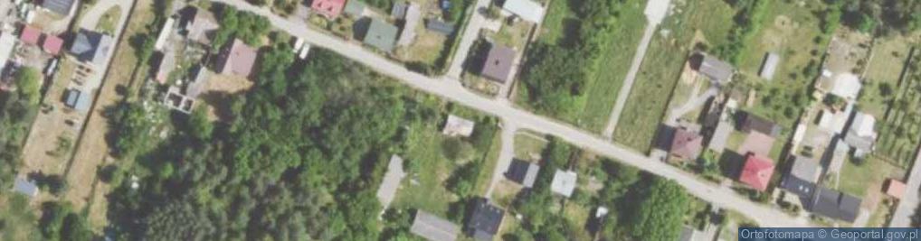 Zdjęcie satelitarne Modrzewiowa ul.