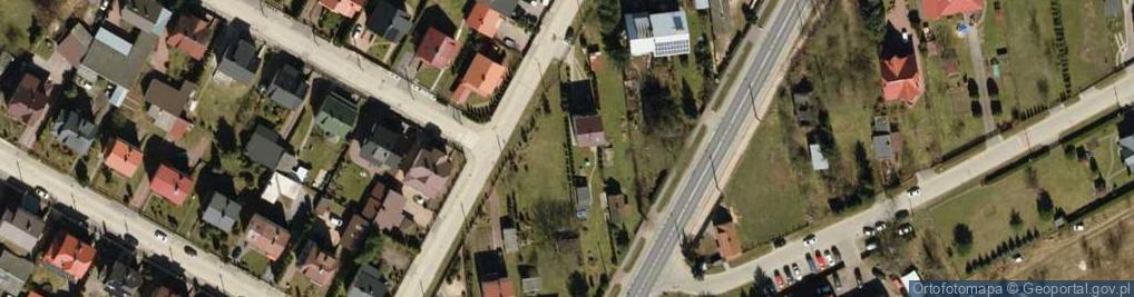 Zdjęcie satelitarne Modrzewiowa ul.