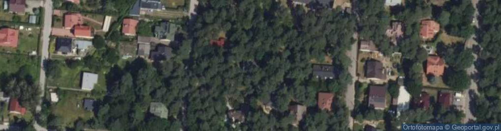 Zdjęcie satelitarne Modrzewiowa ul.