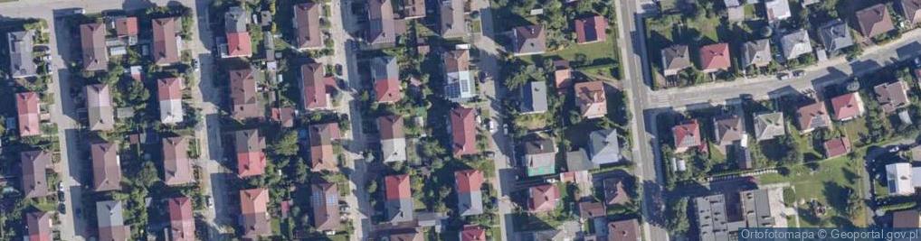 Zdjęcie satelitarne Modrzewiowa ul.