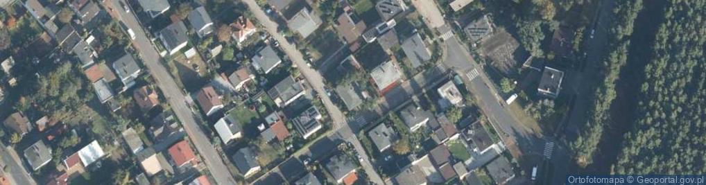 Zdjęcie satelitarne Modrzewiowa ul.