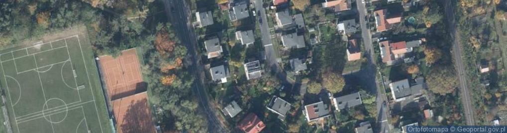 Zdjęcie satelitarne Modrzewiowa ul.