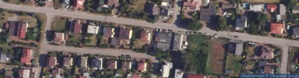 Zdjęcie satelitarne Modrzewiowa ul.