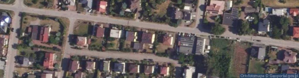 Zdjęcie satelitarne Modrzewiowa ul.
