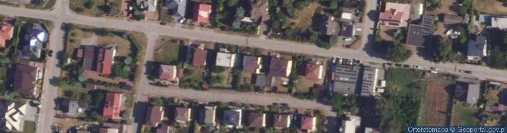 Zdjęcie satelitarne Modrzewiowa ul.