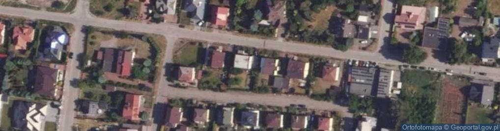 Zdjęcie satelitarne Modrzewiowa ul.