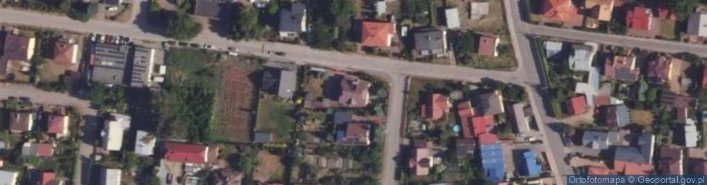 Zdjęcie satelitarne Modrzewiowa ul.