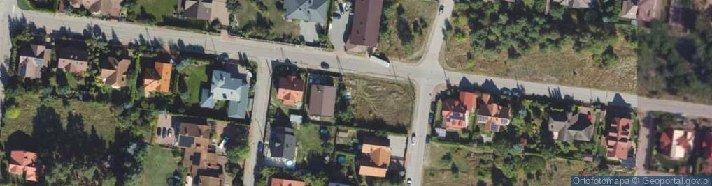 Zdjęcie satelitarne Modrzewiowa ul.