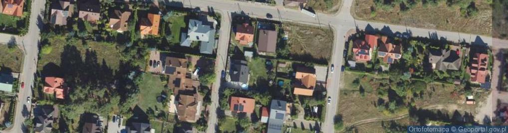 Zdjęcie satelitarne Modrzewiowa ul.