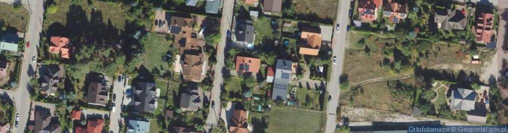 Zdjęcie satelitarne Modrzewiowa ul.
