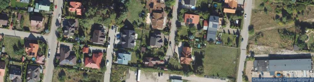 Zdjęcie satelitarne Modrzewiowa ul.