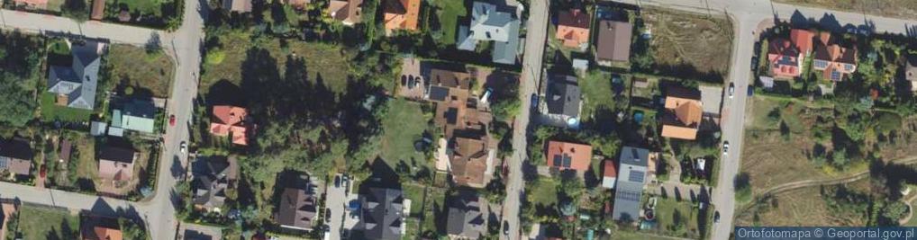 Zdjęcie satelitarne Modrzewiowa ul.