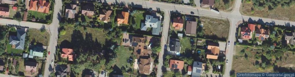 Zdjęcie satelitarne Modrzewiowa ul.