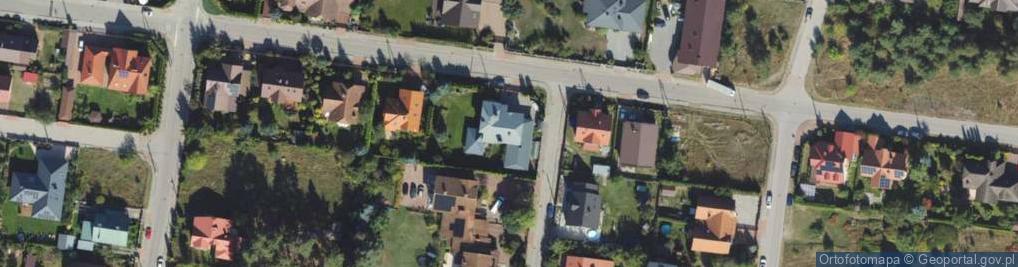 Zdjęcie satelitarne Modrzewiowa ul.