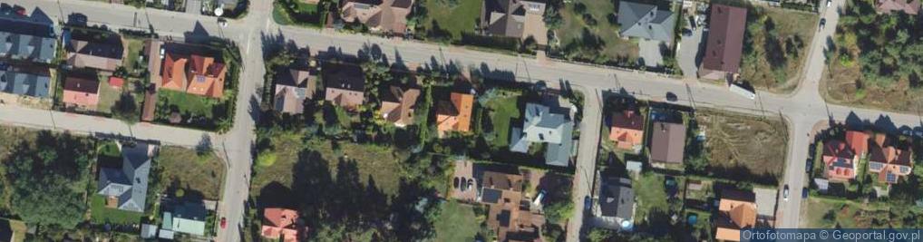 Zdjęcie satelitarne Modrzewiowa ul.