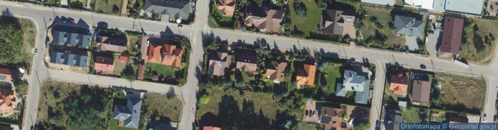 Zdjęcie satelitarne Modrzewiowa ul.