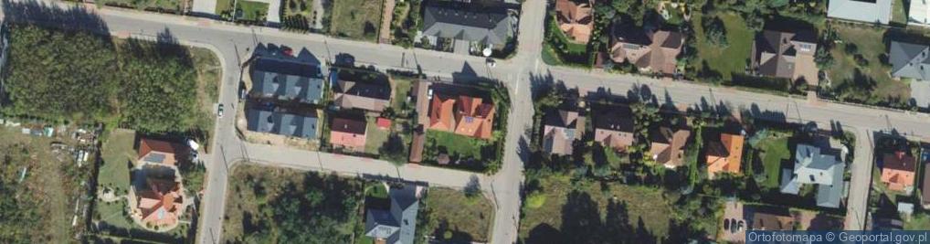 Zdjęcie satelitarne Modrzewiowa ul.