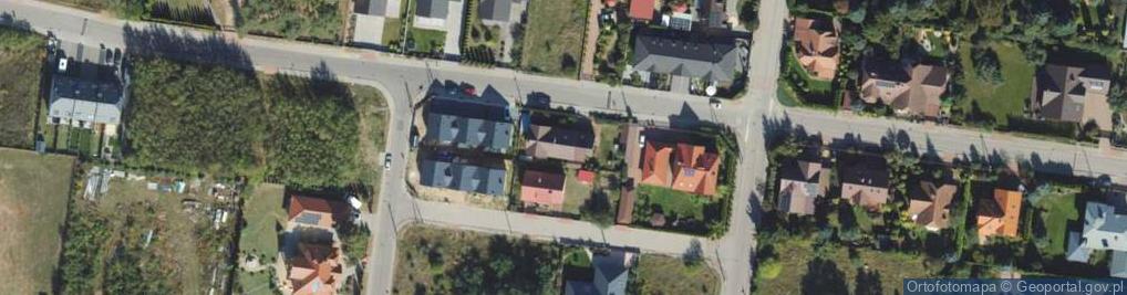 Zdjęcie satelitarne Modrzewiowa ul.