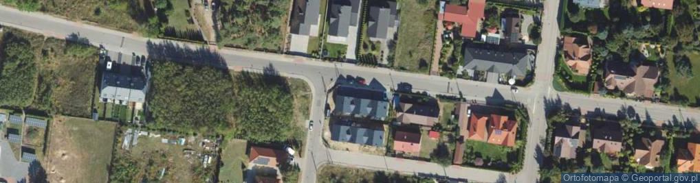 Zdjęcie satelitarne Modrzewiowa ul.