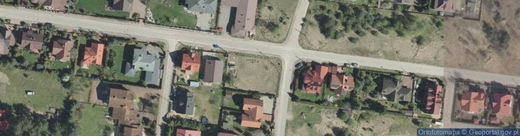 Zdjęcie satelitarne Modrzewiowa ul.