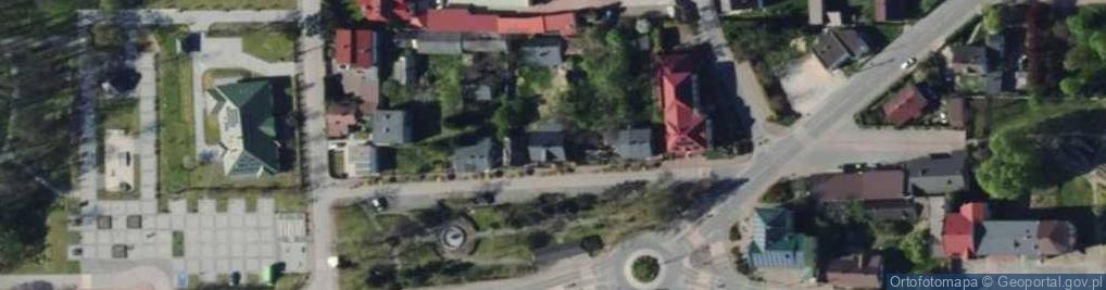Zdjęcie satelitarne Modrzewiowa ul.