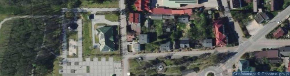 Zdjęcie satelitarne Modrzewiowa ul.